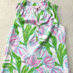 Lilly Pulitzer Silk Tank, XS